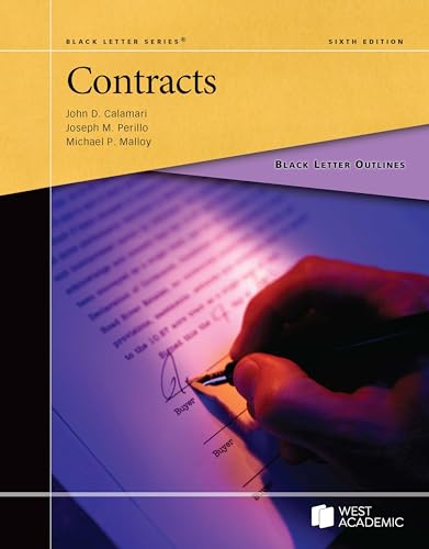 9781685611392: Black Letter Outline on Contracts (Black Letter Outlines)