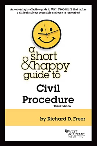 Imagen de archivo de A Short &amp; Happy Guide to Civil Procedure a la venta por Blackwell's