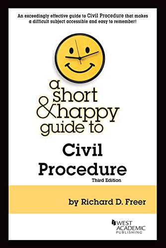 Stock image for A Short &amp; Happy Guide to Civil Procedure for sale by Blackwell's