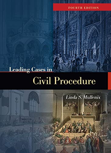 Beispielbild fr Leading Cases in Civil Procedure (American Casebook Series) zum Verkauf von BooksRun
