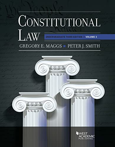 Beispielbild fr Constitutional Law: Undergraduate Edition, Volume 2 (Higher Education Coursebook) zum Verkauf von BooksRun