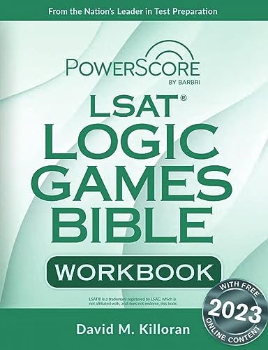 9781685616403: The PowerScore LSAT Logic Games Bible Workbook: The Best Resource for Practicing Powerscore's Famous Logic Games Methods!