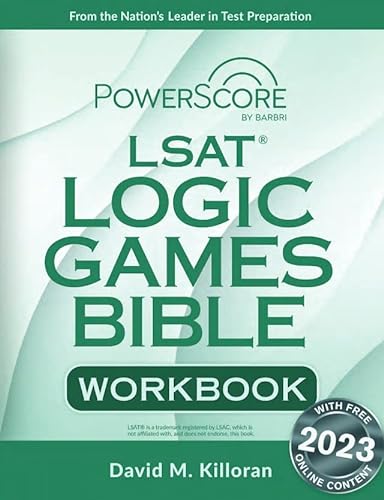 Stock image for The PowerScore LSAT Logic Games Bible Workbook (LSAT Prep) for sale by BooksRun