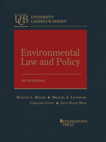 Imagen de archivo de Environmental Law and Policy (University Casebook Series) (Used) a la venta por BarristerBooks