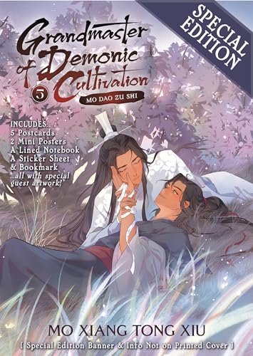 Seven Seas Entertainment - GRANDMASTER OF DEMONIC CULTIVATION: MO DAO ZU SHI  (NOVEL) Vol. 5, Special Edition One printing only! Regular Edition of the  book + postcards, posters, stickers, a lined notebook
