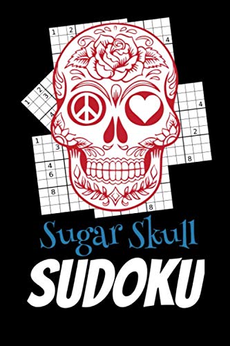 9781686136603: Sugar Skull Sudoku: Sudoku Puzzle Notebook | 180 Sudoku Puzzles Hard to Difficulty Levels, Sudoku Puzzle Book (6"X9")