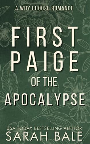 Beispielbild fr First Paige of the Apocalypse zum Verkauf von Revaluation Books