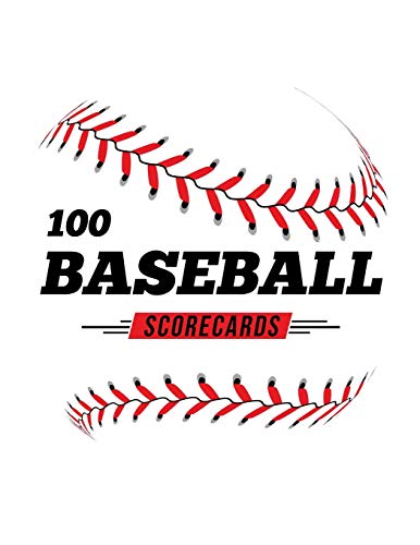 Stock image for 100 Baseball Scorecards: 100 Scoring Sheets For Baseball and Softball Games for sale by Lucky's Textbooks