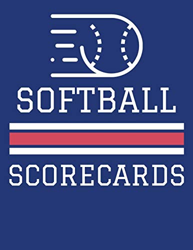 Stock image for Softball Scorecards: 100 Scoring Sheets For Baseball and Softball Games (8.5x11) for sale by Lucky's Textbooks