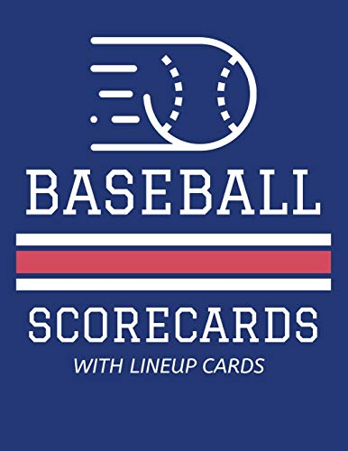 Stock image for Baseball Scorecards With Lineup Cards: 50 Scoring Sheets For Baseball and Softball Games (8.5x11) for sale by Lucky's Textbooks