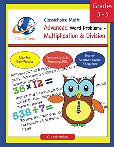 9781686554568: Classichoice Math: Advanced Word Problems - Multiplication & Division