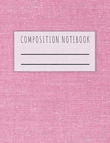 Beispielbild fr Composition Notebook: Wide ruled lined paper notebook | for high school and college level student | school and university | for writing, taking notes . and pupils | 110 pages | 8,5 x 11 inches zum Verkauf von Revaluation Books