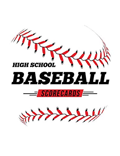 Stock image for High School Baseball Scorecards: 100 Scoring Sheets For Baseball and Softball Games for sale by Lucky's Textbooks