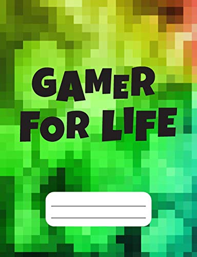 Imagen de archivo de Gamer For Life: Gamer Composition Notebook Wide Ruled 120 pages, Gamer Gift for Boys or Girls, Back to School Gift for Gamers a la venta por Ergodebooks