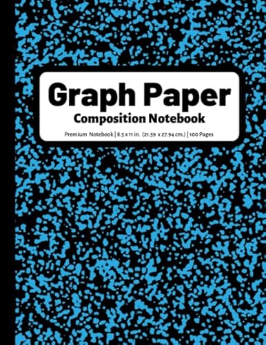 Stock image for Graph Paper Composition Notebook: 4x4 Quad Ruled Graphing Grid Paper | 100 Pages | Sky Blue for sale by Revaluation Books