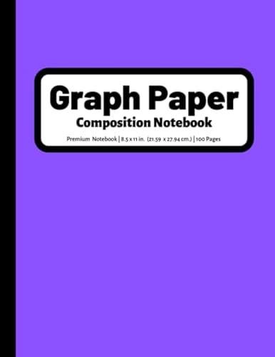 Stock image for Graph Paper Composition Notebook: 4x4 Quad Ruled Graphing Grid Paper | 100 Pages | Lavendar for sale by Revaluation Books