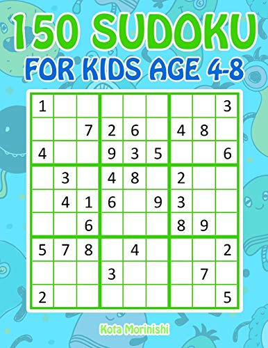 9781687170255: 150 Sudoku for Kids Ages 4-8: Sudoku With Cute Monster Books for Kids (Sudoku Puzzle Books for Kids)