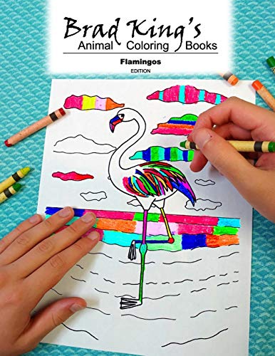 Stock image for Brad King's Animal Coloring Book: Flamingos for sale by Lucky's Textbooks