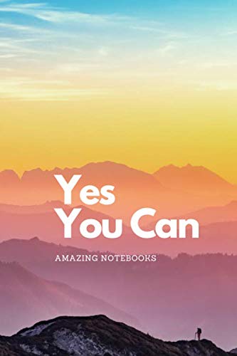 Beispielbild fr Yes You Can: Motivational Notebook, Journal, Diary (110 Pages, Blank, 6 x 9) zum Verkauf von Revaluation Books
