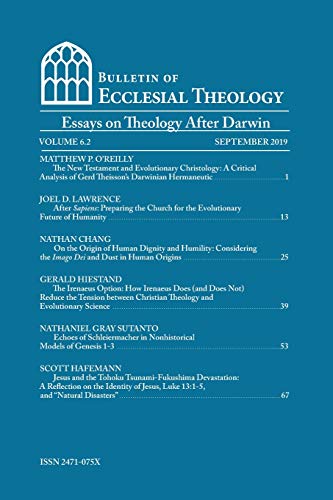 Imagen de archivo de Bulletin of Ecclesial Theology, Vol. 6.2: Essays on Theology After Darwin a la venta por Lucky's Textbooks