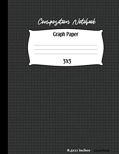Beispielbild fr Grap Paper: Graphing Paper 5x5 Science and Math Subjects Personal Quad Ruled Book with Grey Cover 8.5x11 Inches 110 pages School Writing and Drawing Book :Elegant Matte Cover Journal zum Verkauf von Revaluation Books
