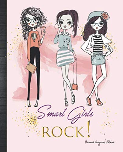 9781689811507: Homework Assignment Notebook Smart Girls Rock: Student Daily Assignment Planner Reminder Track Class Schedule Schoolwork Exams Projects Goals Cute ... Log Book Organizer with Grade Tracker Sheets