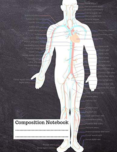 Stock image for Composition Book: Human Anatomy Journal, Notebook, Diary. Human Body College Ruled pages of size 8.5 x 11 inch. Intended for home, work or school use . for biology science and medical students. for sale by Revaluation Books