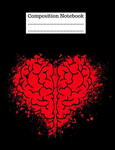 Stock image for Composition Notebook: Mind Brain Heart psychology Journal, Diary. Human Body Psychologist College Ruled pages of size 8.5 x 11 inch. Intended for . psychology students graduation gifts for sale by Revaluation Books