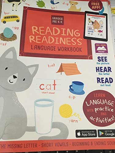 9781690201847: Reading Readiness Language Workbook - Grades Pre-K to K