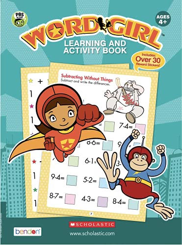 9781690213437: PBS Kids Word Girl Educational, Early Learning Coloring and Activity Workbook with Stickers