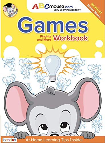 9781690213666: ABCMouse.com Early Learning Games, Find-Its, & More Activity Workbook Ages 3-8 with Stickers