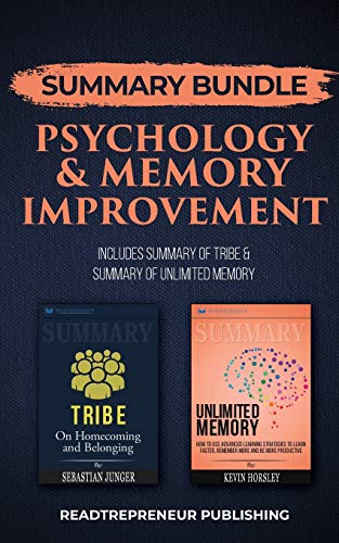 Imagen de archivo de Summary Bundle: Psychology & Memory Improvement - Readtrepreneur Publishing: Includes Summary of Tribe & Summary of Unlimited Memory a la venta por Books From California