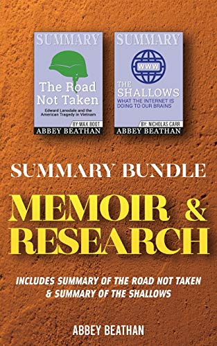 Beispielbild fr Summary Bundle: Memoir & Research: Includes Summary of The Road Not Taken & Summary of The Shallows zum Verkauf von Revaluation Books