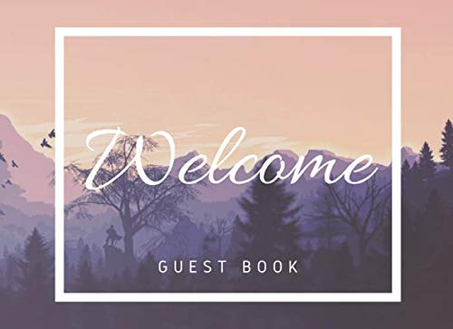 Beispielbild fr Welcome Guest Book: Rustic Chic Welcome Log Book Guestbook: Designed for vacation homes, lake houses, bed and breakfasts, lodges, hostels, cabins and many more: formatted interior with 104 entries zum Verkauf von WorldofBooks