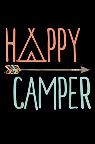 Stock image for HAPPY CAMPER: happy camper camping Journal/ Notebook Blank Lined Ruled 6  x9   120 Pages for sale by Revaluation Books