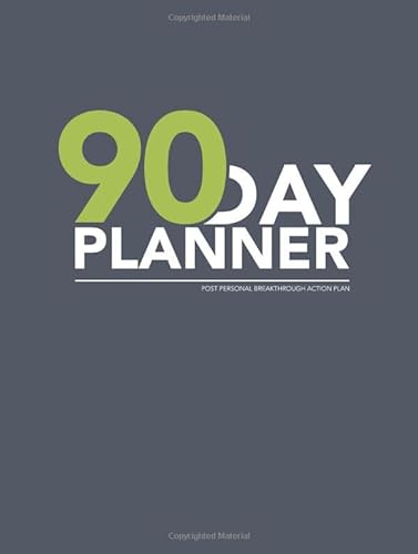 Stock image for 90 Day Planner: Post Personal Breakthrough Action Planner for sale by Revaluation Books