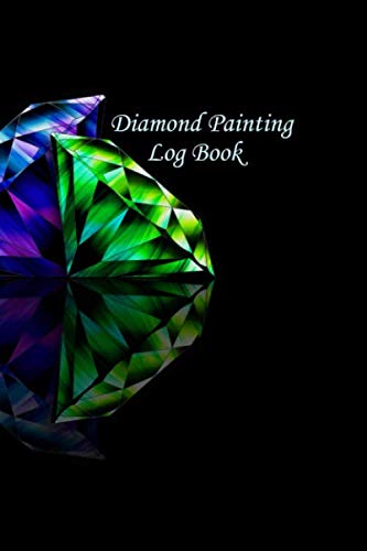 Diamond Painting Log Book: [Deluxe Edition with Space for Photos] Large Diamond Design