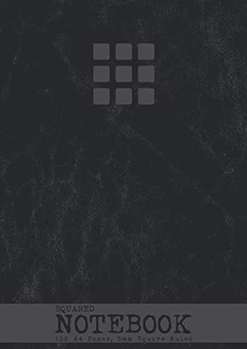 Stock image for Squared Notebook: School Exercise | A4 | 150 Pages | 5mm Square Ruled | Grid / Graph Paper | Maths | Black for sale by Revaluation Books