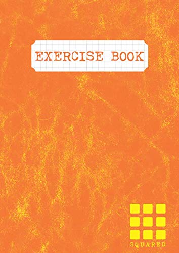 Stock image for Squared Exercise Book: A4 | 150 Pages | 5mm Square Ruled | Grid / Graph Paper | Maths | Orange Cover for sale by Revaluation Books