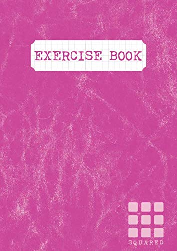 Stock image for Squared Exercise Book: Pink | A4 | 150 Pages | 5mm Square Ruled | Grid / Graph Paper | Maths for sale by Revaluation Books