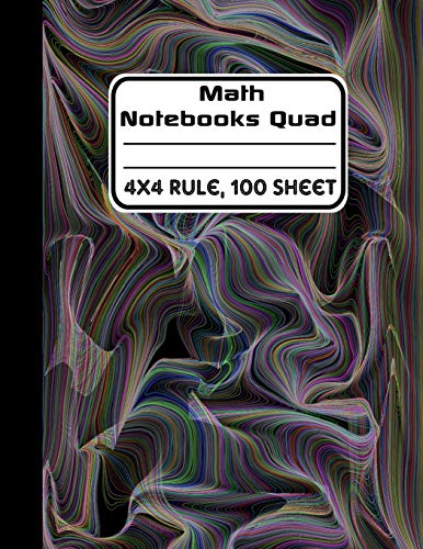 Beispielbild fr math notebooks quad 4x4 rule, 100 sheets: Graph Paper Quad Ruled Graphing Paper zum Verkauf von Ergodebooks