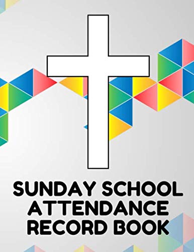 Stock image for Sunday School Attendance Record Book: Attendance Chart Register for Sunday School Classes, Gray Pattern Cover for sale by Revaluation Books