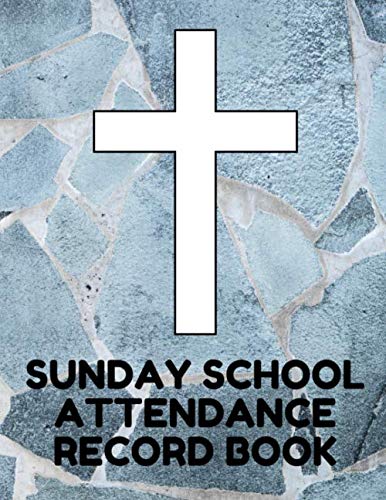 Stock image for Sunday School Attendance Record Book: Attendance Chart Register for Sunday School Classes, Stone Cover for sale by Revaluation Books