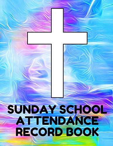 Stock image for Sunday School Attendance Record Book: Attendance Chart Register for Sunday School Classes, Purple and Aqua Cover for sale by Revaluation Books