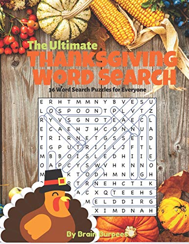 9781692674601: The Ultimate Thanksgiving Word Search: 36 Word Search Puzzles for Everyone