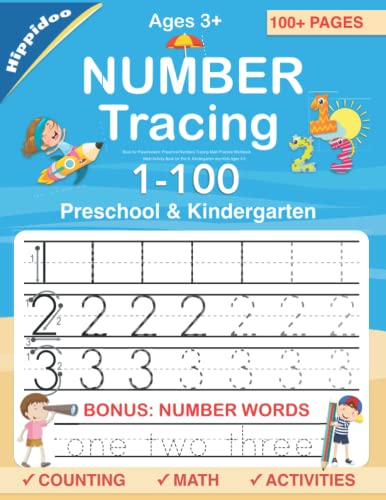 Stock image for Number Tracing book for Preschoolers: Preschool Numbers Tracing Math Practice Workbook: Math Activity Book for Pre K, Kindergarten and Kids Ages 3-5 (Pre K Workbooks) for sale by SecondSale