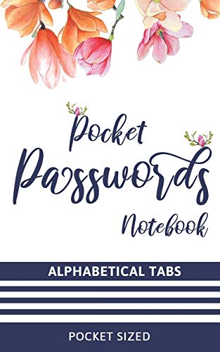 Imagen de archivo de Pocket Password Notebook: Alphabetized Password Log Book With Tabs | Username And Password Organizer a la venta por Revaluation Books