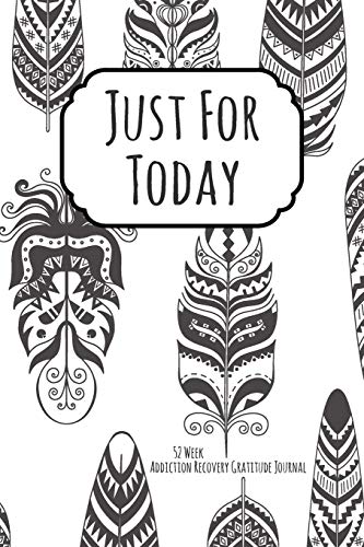 Stock image for Just For Today: 52 Week Gratitude Journal For Addiction Recovery With Daily and Weekly Gratitude and Affirmations With a Cover to Color for sale by HPB-Emerald