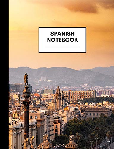 Stock image for Spanish Notebook: Composition Book for Spanish Subject, Medium Size, Ruled Paper, Gifts for Spanish Language Learners and Teachers for sale by Ergodebooks