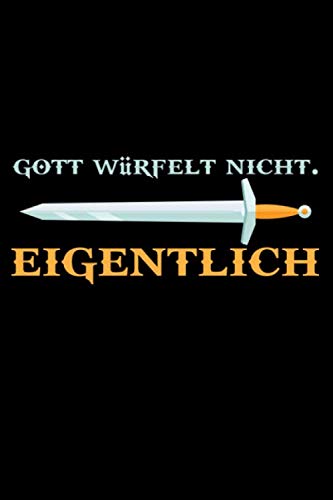 Stock image for Pen and Paper - Gott Wrfelt Nicht Eigentlich: Punktraster Notizbuch (6x9 Zoll) mit 120 Seiten for sale by Revaluation Books